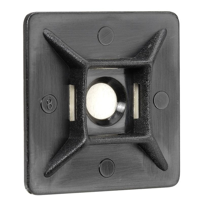 Cable Tie Mounts Black 28mm (Pkt of 100)