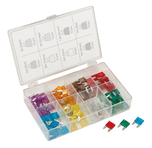 Mini Blade Fuse Kit 80 Pieces 3A-30A